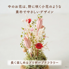 画像をギャラリービューアに読み込む, コルクフラワーガラスドーム 【あの子の庭 ー 小径】NEW!