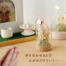 画像をギャラリービューアに読み込む, コルクフラワーガラスドーム　【あの子の庭 ー 小径】NEW！
